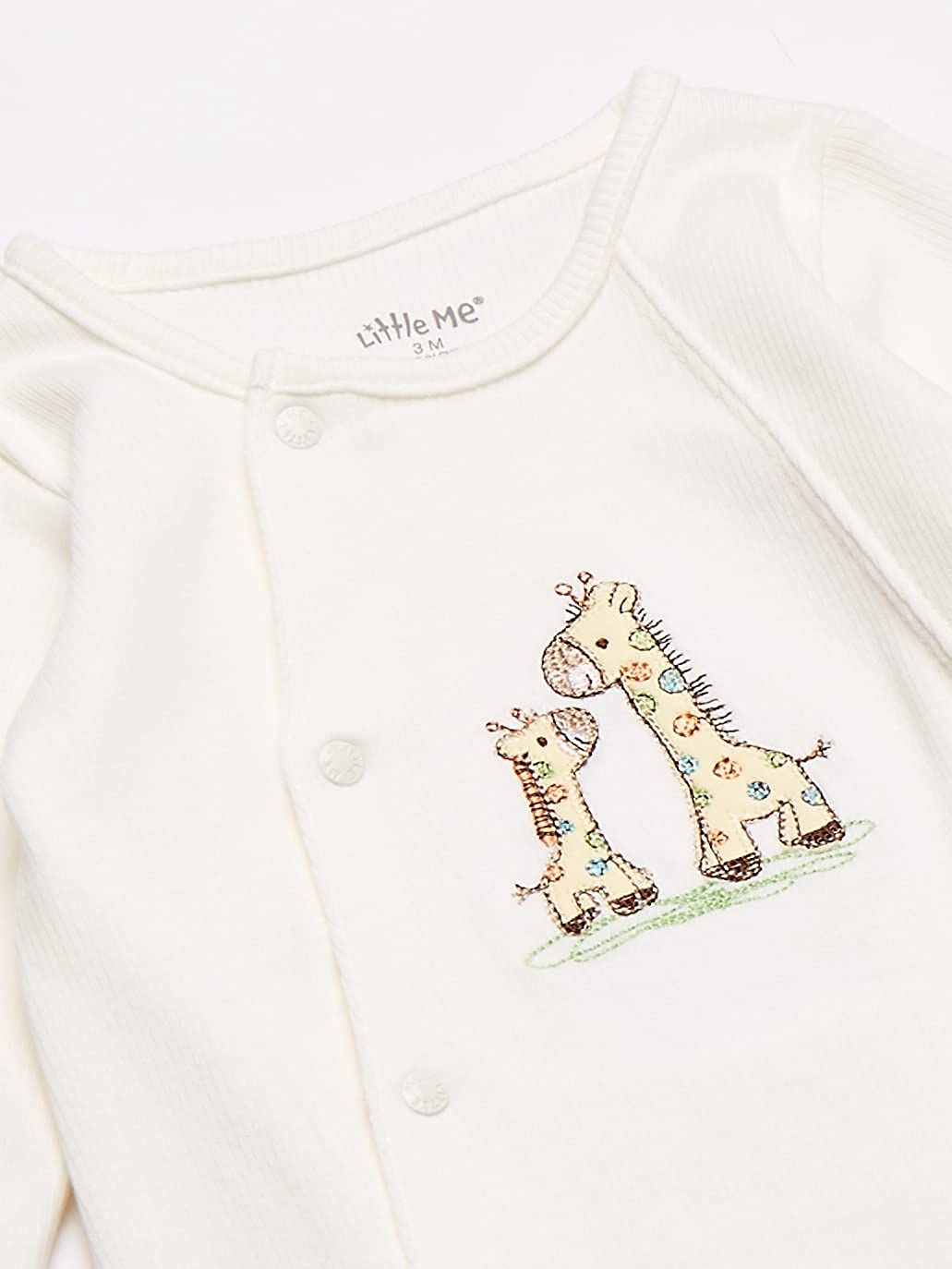 Little Me Unisex Baby 2 Piece Footie and Cap Set - Image 2